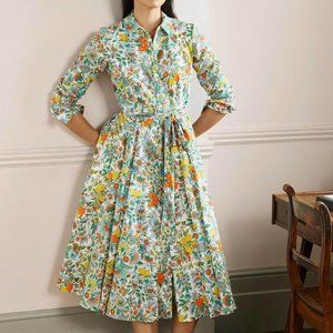 Boden Midi Dress- Kitty style- size 6